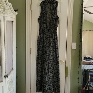 Sheer Jumpsuit-legs are lined